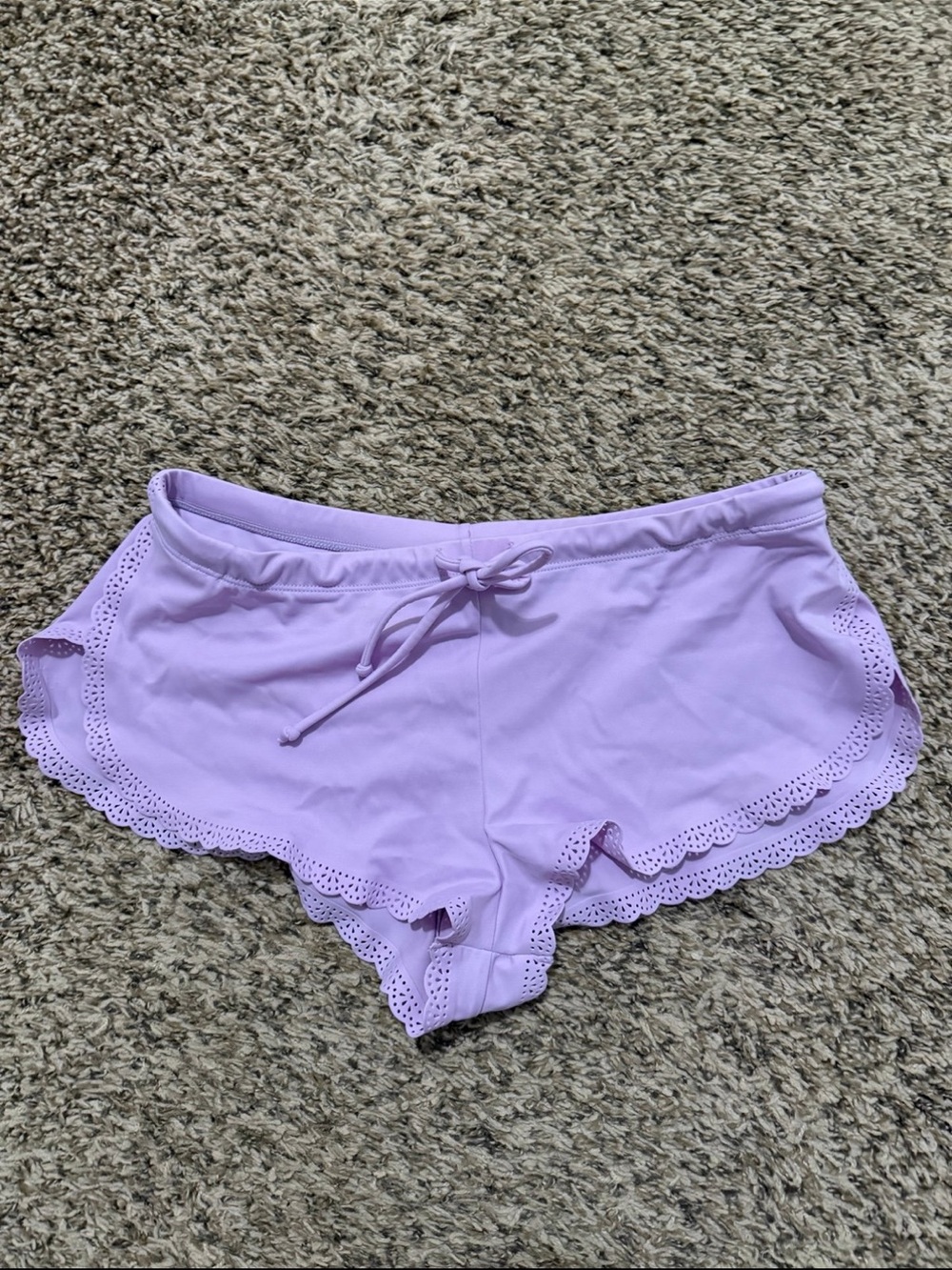 Victorias Secret Y2K Lavender Lace swim shorts